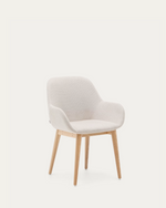 Konna Chair | Beige Natural Finish