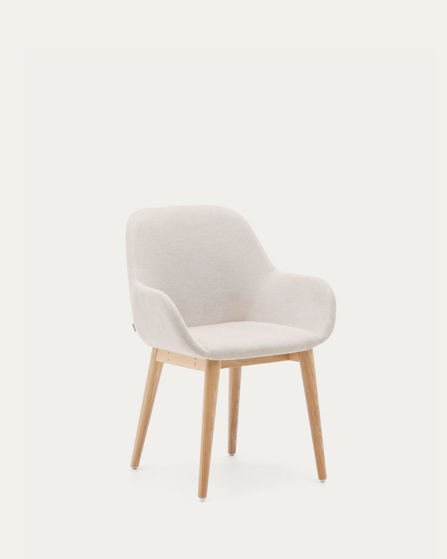 Konna Chair | Beige Natural Finish