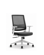 Leah Task Chair | Black & White
