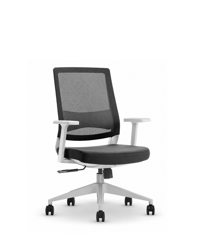 Leah Task Chair | Black & White