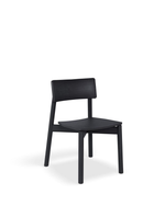 Black chair on a white background