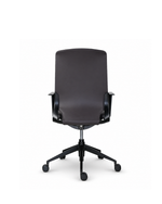 Sara Meeting Chair | Black with Black Frame