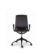 Sara Meeting Chair | Black with Black Frame