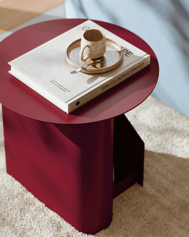 Sentrum Side Table | Deep Red