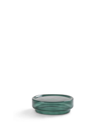 Black rectangular object on a white background