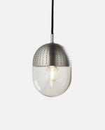 Dot Pendant (Medium) | Brushed Metal Finish
