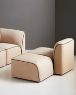 Flora Pouf | Warm Beige