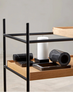 Jeu de dés 3 Candle Holder | Black