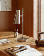 Cono Table Lamp | Brushed Metal Finish