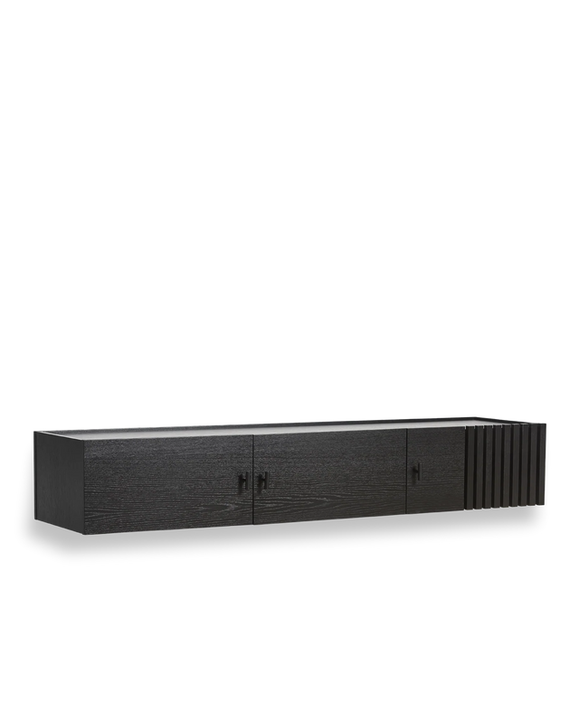 Array Wall-Mounted Sideboard (150 cm) | Black