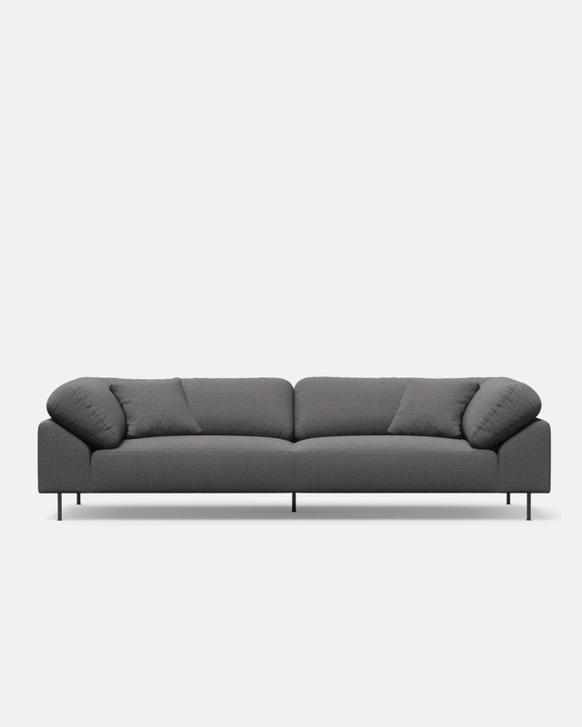 Collar 3-Seater | Brown Bouclé