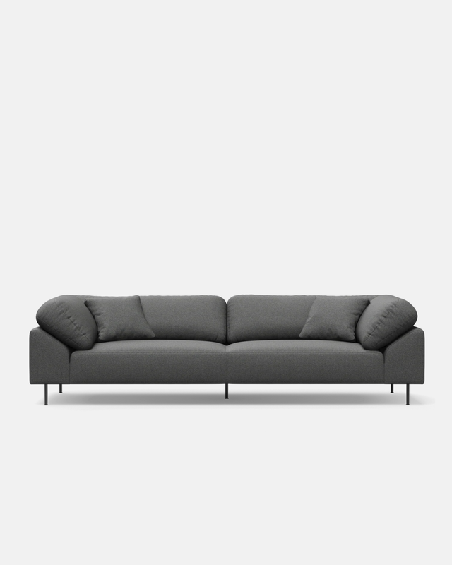 Collar 3-Seater | Dark Grey