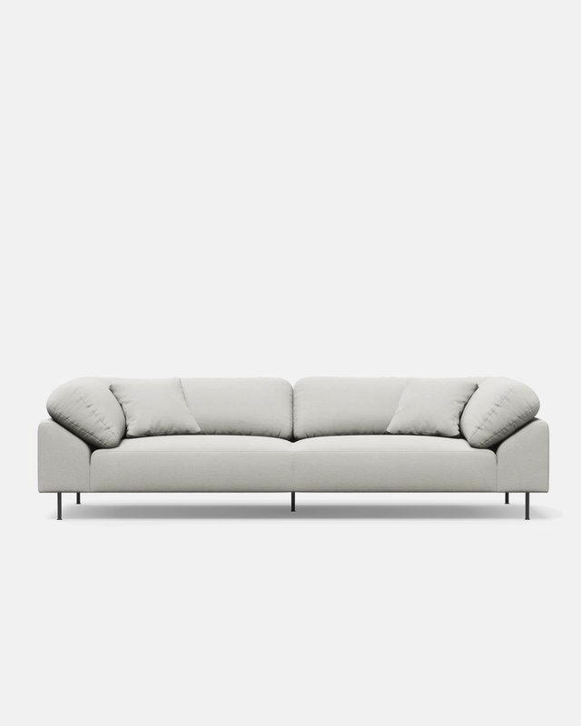 Collar 3-Seater | Off White Bouclé