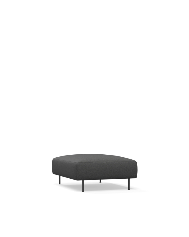 Collar Ottoman | Dark Grey