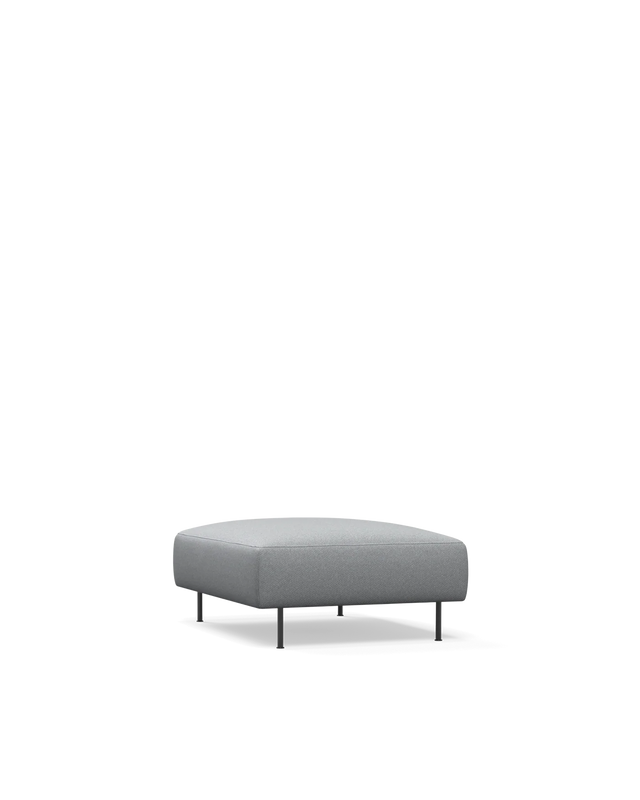 Collar Ottoman | Light Grey