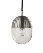 Dot Pendant (Medium) | Brushed Metal Finish