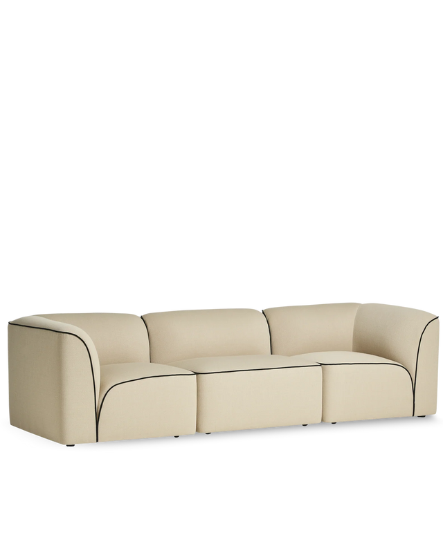 Flora 3-Seater | Light Sand
