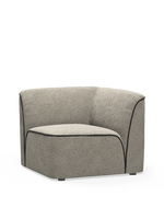 Flora Corner Module | Natural Bouclé