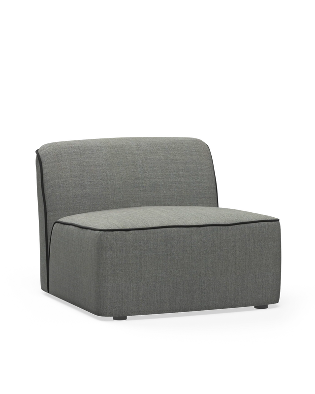 Flora Middle Module (90 cm) | Dark Grey