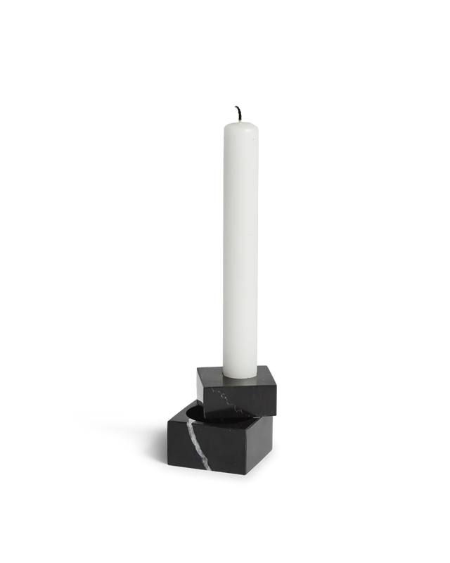 Jeu de dés 1 Candle Holder | Black