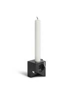 Jeu de dés 2 Candle Holder | Black