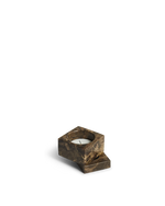 Jeu de dés 1 Candle Holder | Brown