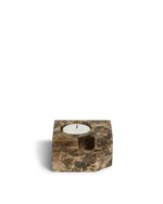 Jeu de dés 3 Candle Holder | Brown