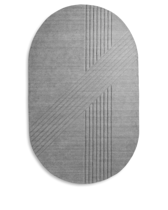 Kyoto Rug (210 x 340 cm) | Grey