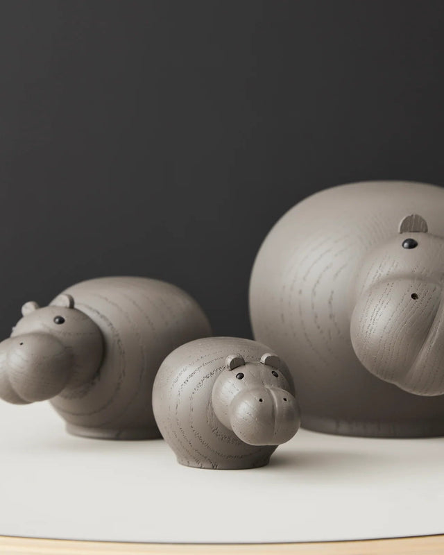Hibo Hippopotamus (Small) | Taupe