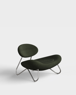 Meadow Lounge Chair | Pine/Brushed Steel