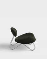 Meadow Lounge Chair | Pine/Brushed Steel