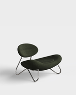 Meadow Lounge Chair | Pine/Chrome