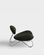 Meadow Lounge Chair | Pine/Chrome