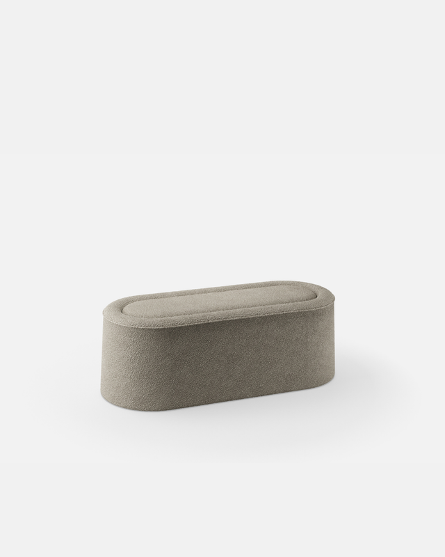 Praline Bench (122 cm) | Natural Bouclé