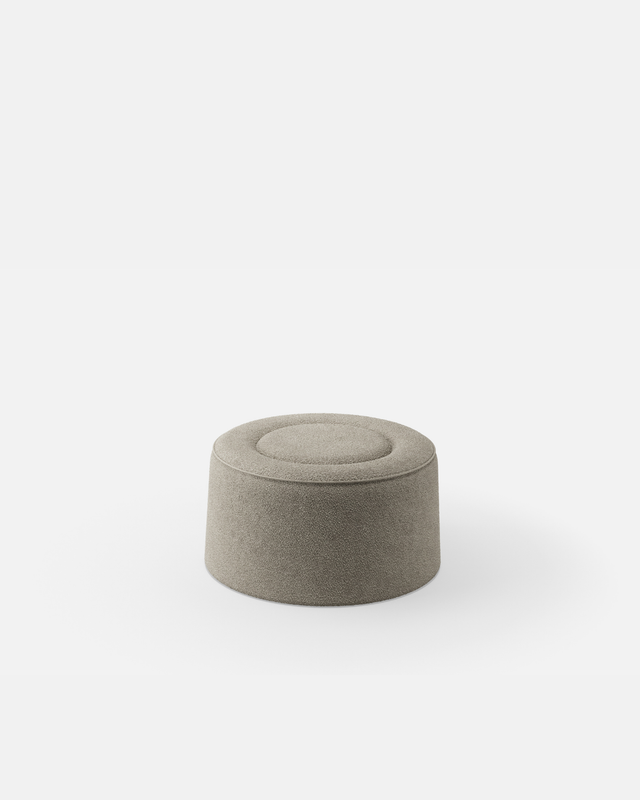 Praline Pouf (Ø78 cm) | Natural Bouclé