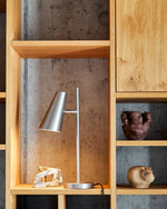 Cono Table Lamp | Brushed Metal Finish