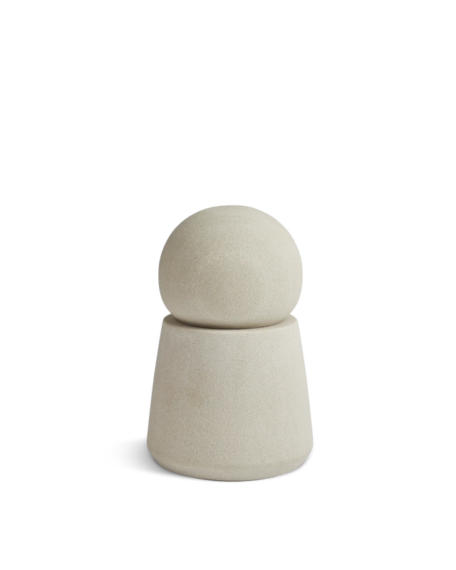 Serene Jar Tall | Grey Sandstone