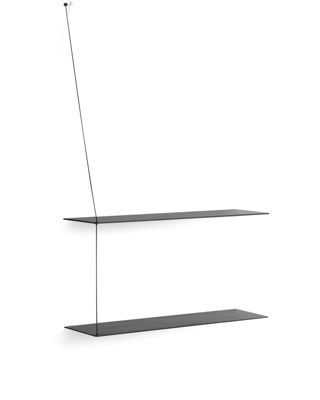 Stedge Shelf (80 cm) | Black