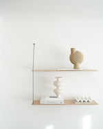 Stedge Shelf (80 cm) | White Pigmented Oak