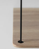Stedge Shelf (80 cm) | White Pigmented Oak