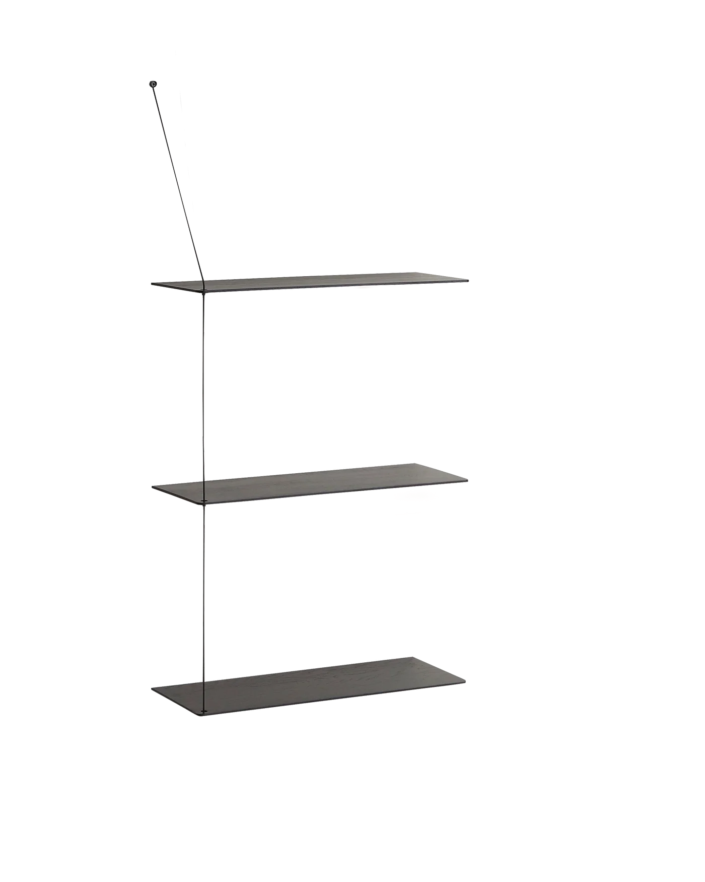 Stedge Shelf (60 cm) | Black (3 Shelves)