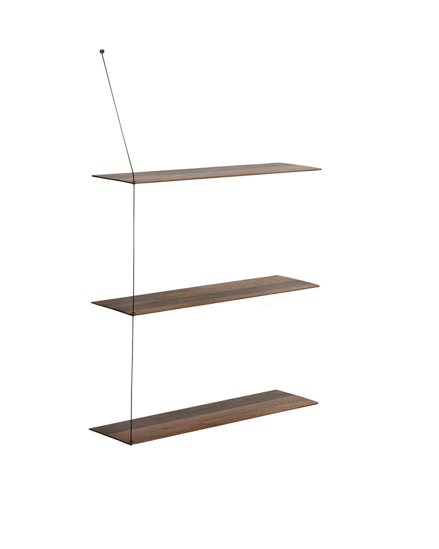 Stedge Shelf (80 cm) | Smoked Oak (3 Shelves)