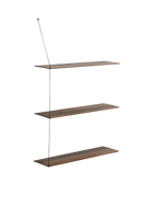 Stedge Shelf (80 cm) | Smoked Oak (3 Shelves)