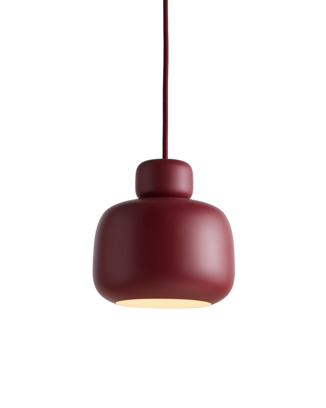 Stone Pendant (Small) | Deep Red