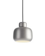 Stone Pendant (Small) | Brushed Metal Finish