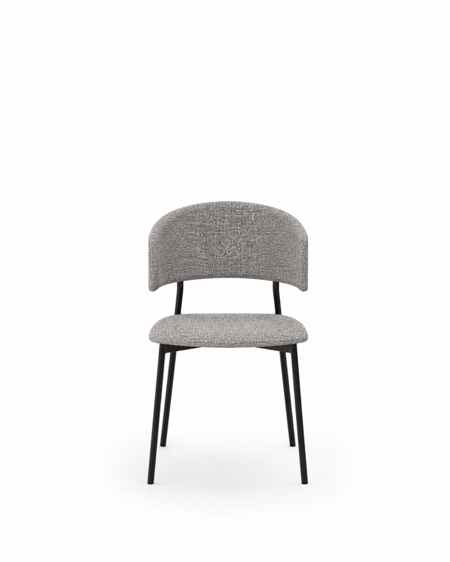 Wrap Steel Chair | Black & Grey