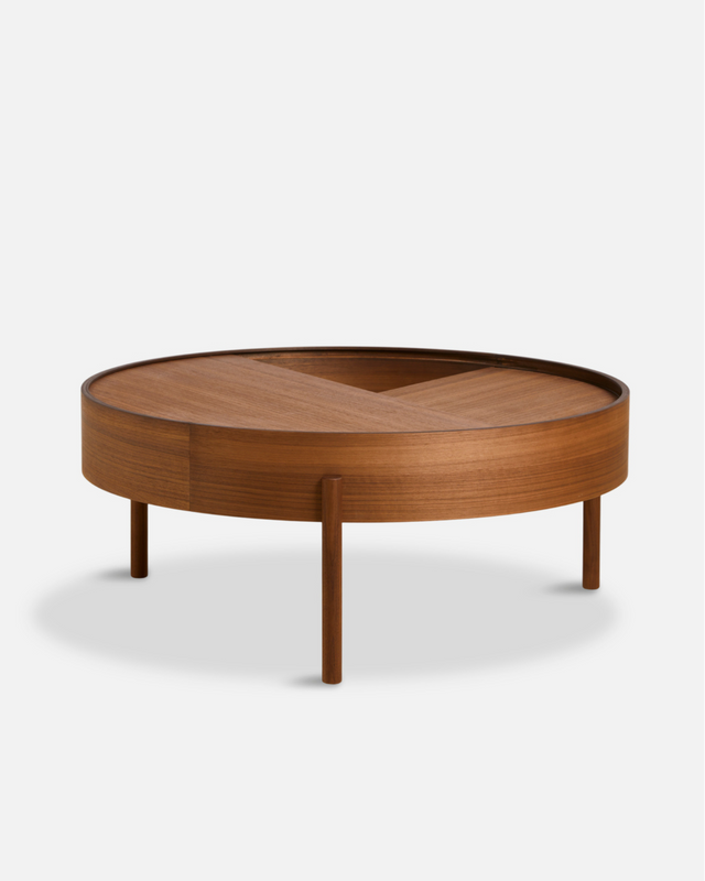 Arc Coffee Table (89 cm) | Walnut
