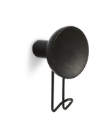 Around wall hanger in black with black hook — large size from WOUD.
