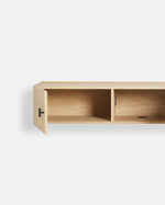 Array Wall-Mounted Sideboard (150 cm) | White Pigmented Oak