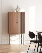 Array Highboard (80 cm) | Walnut